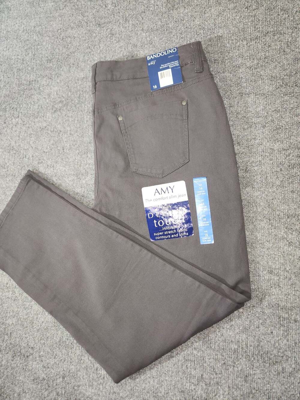 Bandolino Amy The Comfort Slim Jean Size 16